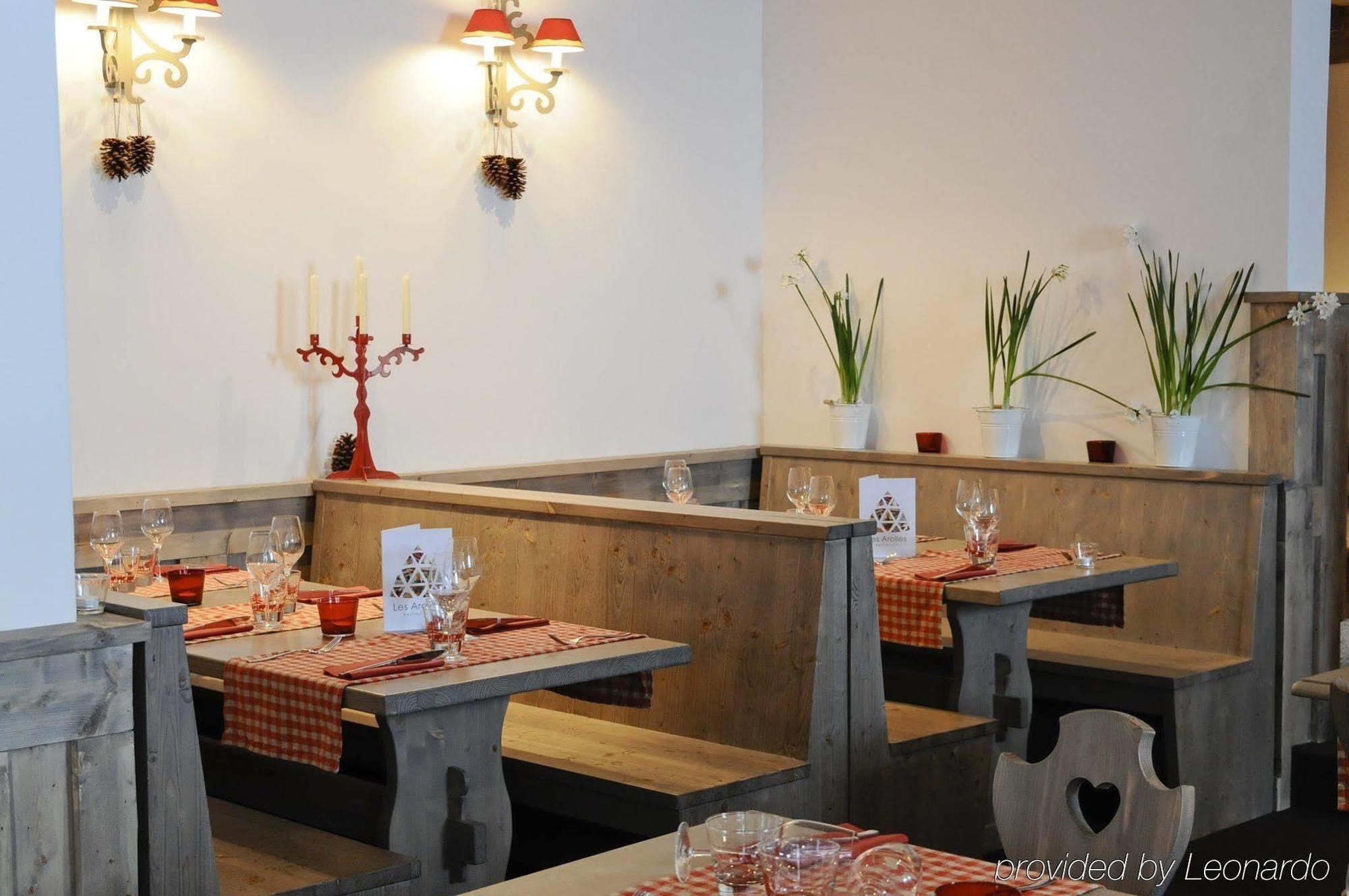 Hotel Arcadien Les Arcs  ร้านอาหาร รูปภาพ